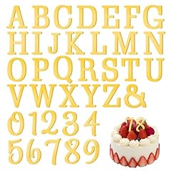 37pcs alphabet cake for sale  Delivered anywhere in UK