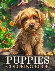 Cute puppies coloring for sale  Delivered anywhere in USA 