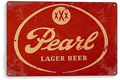 Tin sign pearl for sale  Delivered anywhere in USA 
