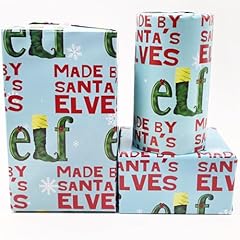 Elf christmas wrapping for sale  Delivered anywhere in UK