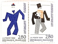 1994. authentiques timbres d'occasion  Livré partout en France