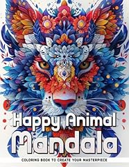 Happy animals mandala for sale  Delivered anywhere in USA 