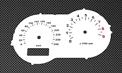 White speedometer tachometer for sale  Delivered anywhere in Ireland