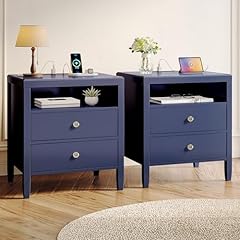 Huuger blue nightstand for sale  Delivered anywhere in USA 