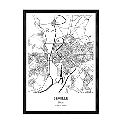 Nacnic poster mappa usato  Spedito ovunque in Italia 