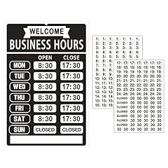 Business hours sign for sale  Delivered anywhere in USA 