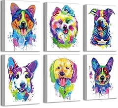 Zoqipqo watercolor dogs for sale  Delivered anywhere in USA 