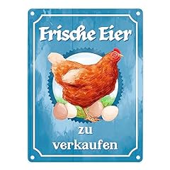 Frische eier metallschild gebraucht kaufen  Wird an jeden Ort in Deutschland