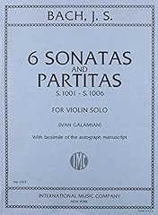 Bach sonatas partitas for sale  Delivered anywhere in USA 
