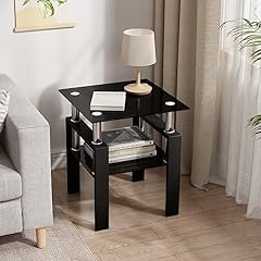 Glass side table for sale  Delivered anywhere in USA 