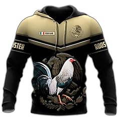 Personalized rooster hoodie for sale  Delivered anywhere in USA 