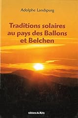 Traditions solaires pays d'occasion  Livré partout en France