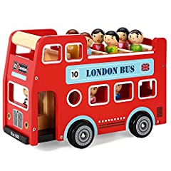 Used, SOKA Wooden Original Double Decker Red Classic London for sale  Delivered anywhere in UK
