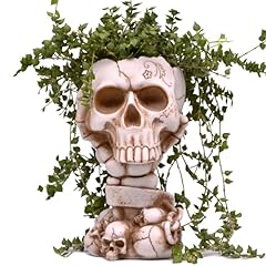 Jytti skull planter for sale  Delivered anywhere in USA 