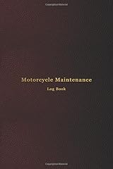 Motorcycle maintenance log for sale  Delivered anywhere in USA 