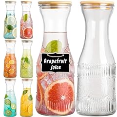 Wookgreat glass carafe for sale  Delivered anywhere in USA 