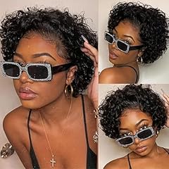 Short curly pixie for sale  Delivered anywhere in UK