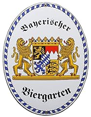 Bayerischer biergarten emaille gebraucht kaufen  Wird an jeden Ort in Deutschland