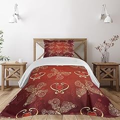 Lunarable maroon coverlet for sale  Delivered anywhere in USA 