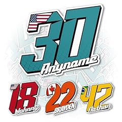 Custom race number for sale  Delivered anywhere in USA 