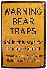 Bear traps warn for sale  Delivered anywhere in UK