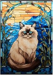 Stained glass himalayan for sale  Delivered anywhere in USA 