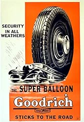 Vintage poster goodrich for sale  Delivered anywhere in UK