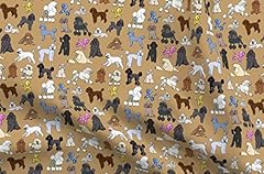 Spoonflower fabric poodles for sale  Delivered anywhere in USA 