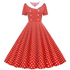 Robe vintage pois d'occasion  Livré partout en Belgiqu