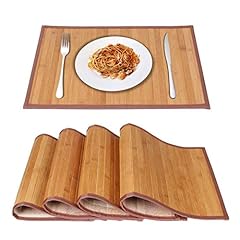 Bamboo placemats dining for sale  Delivered anywhere in USA 