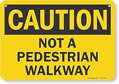 Smartsign caution pedestrian for sale  Delivered anywhere in USA 