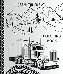 Semi trucks coloring for sale  Delivered anywhere in USA 