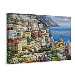 Positano architecture oil for sale  Delivered anywhere in USA 