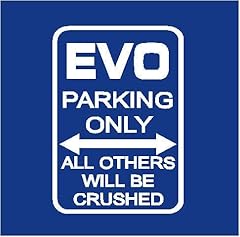 Mitsubishi evolution parking for sale  Delivered anywhere in UK