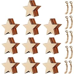 100pcs wooden stars for sale  Delivered anywhere in Ireland