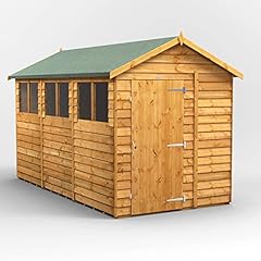 POWER Sheds 12 x 6 Overlap Wooden Shed. 12x6 Apex Wooden for sale  Delivered anywhere in UK