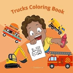 Trucks coloring book for sale  Delivered anywhere in UK