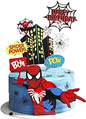 Spiderman cake toppers for sale  Delivered anywhere in USA 