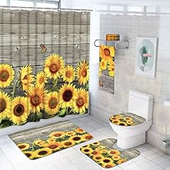 Piece sunflower shower for sale  Delivered anywhere in USA 
