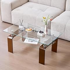 Modern glass coffee for sale  Delivered anywhere in USA 