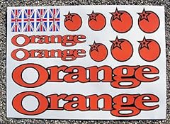 ORANGE Mountain Bike MTB Cycle Frame Decals Stickers for sale  Delivered anywhere in UK