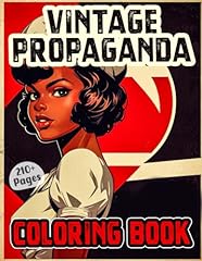 Vintage propaganda coloring usato  Spedito ovunque in Italia 