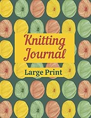 Knitting journal large for sale  Delivered anywhere in UK