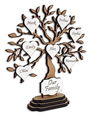 personalised wooden family tree for sale  Delivered anywhere in UK