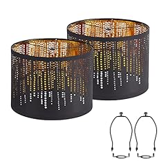 Black lampshades set for sale  Delivered anywhere in USA 
