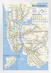 Nyc subway map for sale  Delivered anywhere in USA 