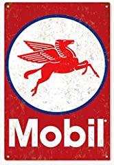 Mobil Gas Station Pegasus Metal Sign Vintage Look Retro for sale  Delivered anywhere in Canada