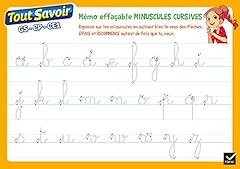 Mémo effaçable lettres d'occasion  Livré partout en France