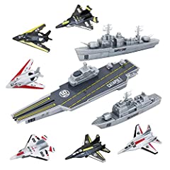 deAO Model Military Naval Ship Aircraft Carrier Toy, used for sale  Delivered anywhere in UK