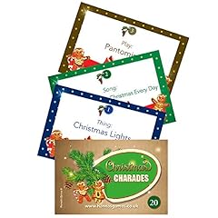 Christmas charades cards for sale  Delivered anywhere in UK